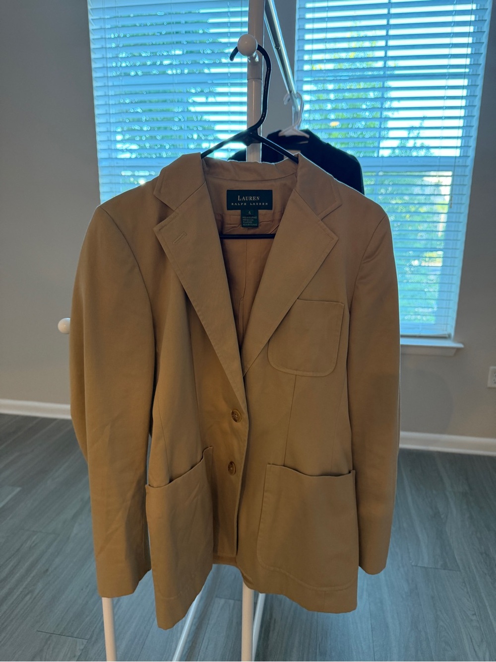 Ralph Lauren tan single-breasted blazer